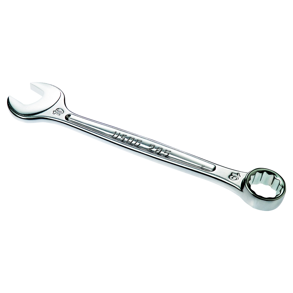 Gabel-Ringschlüssel 38mm,U285,DIN3113A 15° abgewinkelt,Vanadium-USAG-Extra