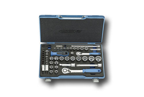 Steckschlüssel-Satz 3/8" + 1/4", 50-tlg D 30 TX20 U-20