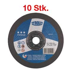 10 Stk. Schruppscheiben PREMIUM A30Q-BFX für Stahl/Inox,höchste Leistung