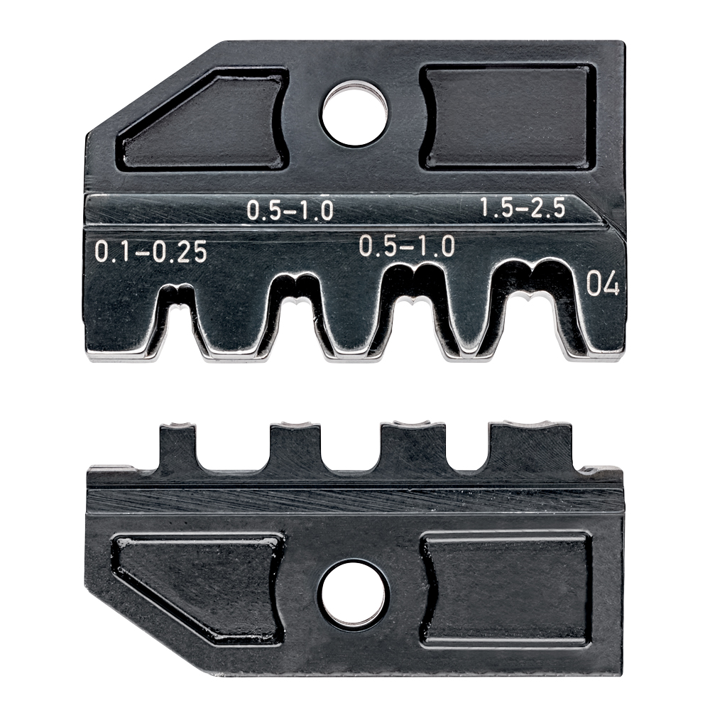 Crimpeinsatz F-Crimp, 0.1-2.5mm² für unisolierte, offene Steckverbinder
