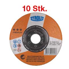 10 Stk.Schruppscheiben PREMIUM x7 A36L-BFX für NE PREMIUM 3 Stern Typ 27