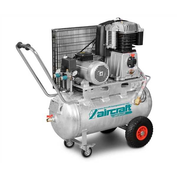 Kompressor TOP 4,0kW/13bar/75l Kessel verzinkt,400V,fahrbar