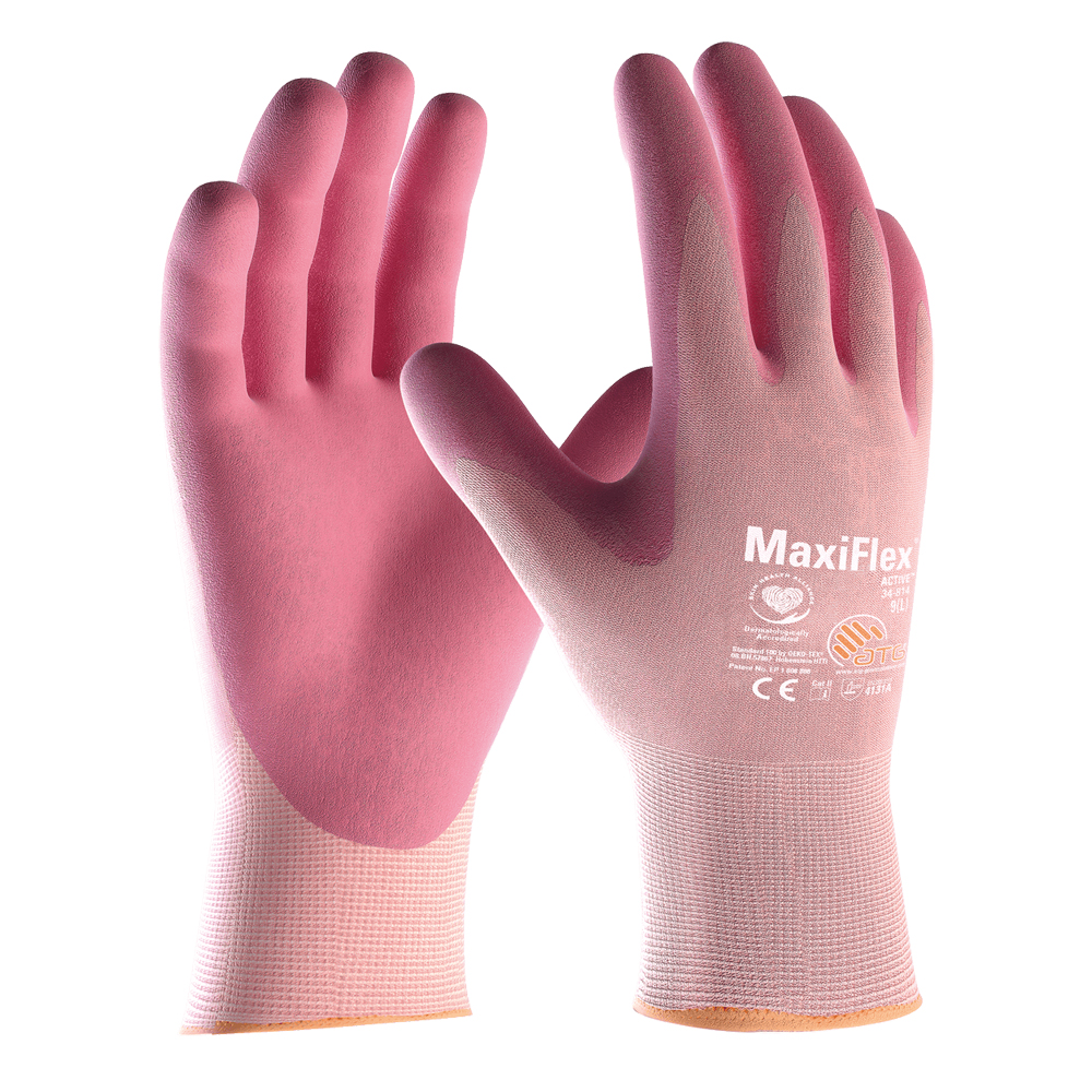 Handschuh MAXIFLEX-ACTIVE-PINK, Größe: 6