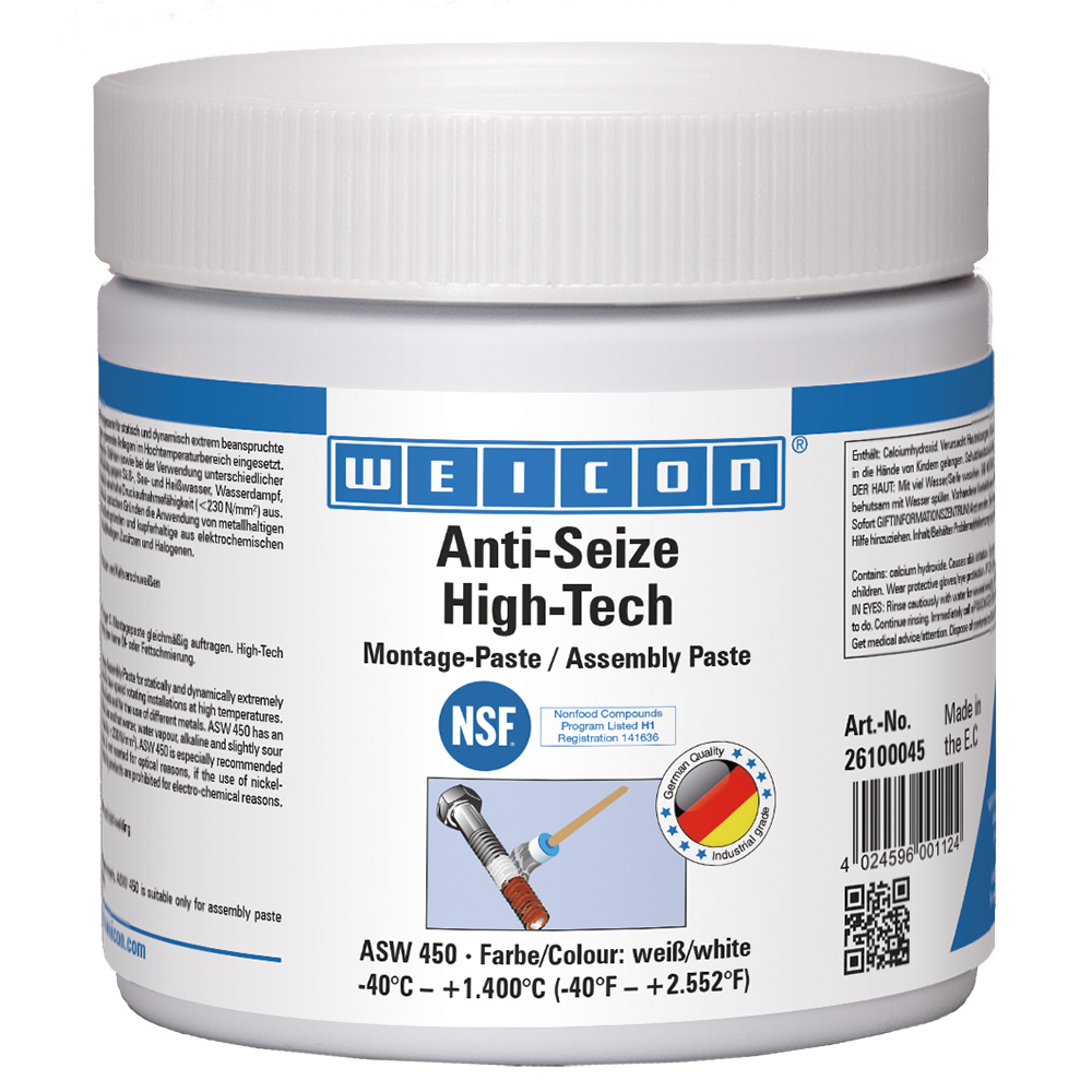 Anti-Fress-Paste ASW 450 weiß 450g speziell für die Lebensmittelindustrie