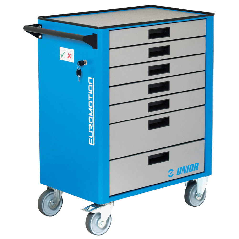 Werkzeugwagen Euromotion 940EM1, leer Vollauszugschubl. Selbsteinzug-SoftClose