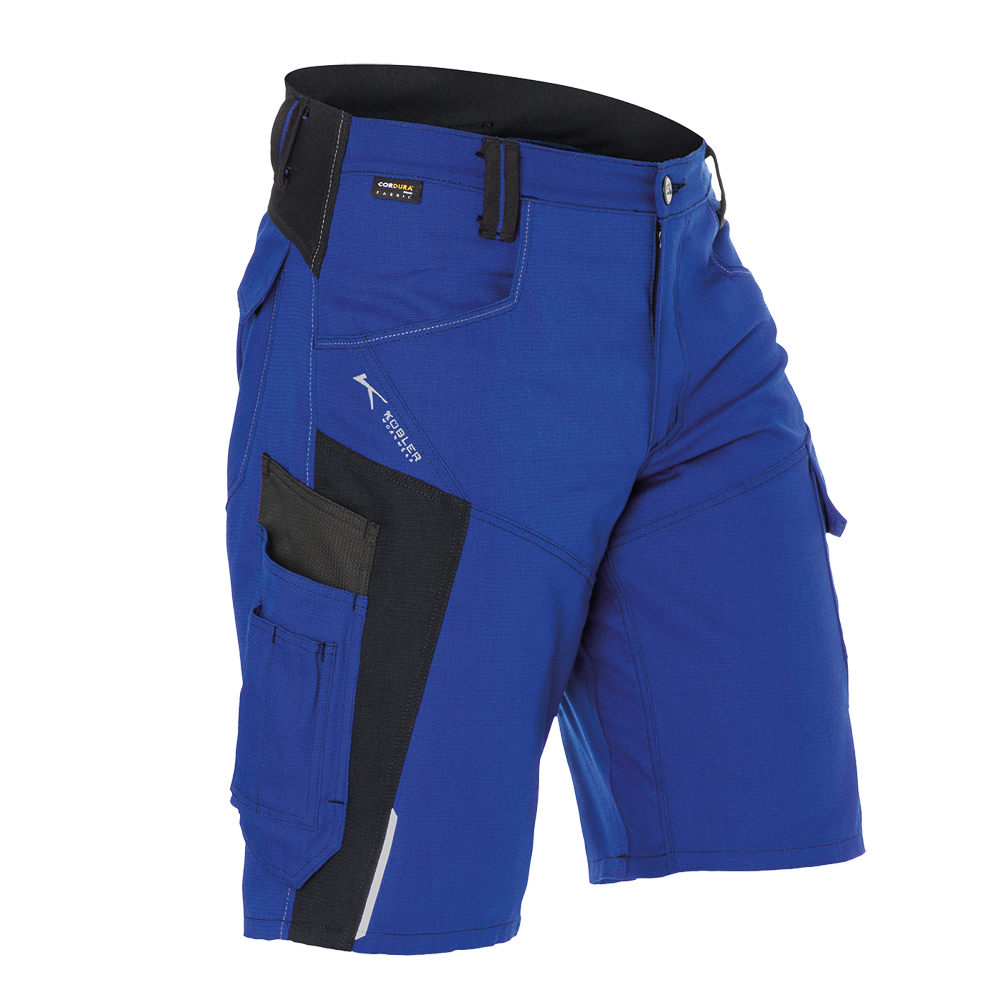 Short,, Bodyforce 2425,65% PE,35% BW,ca.260g/m², Farbe: kornblau/schwarz, Größe: 42