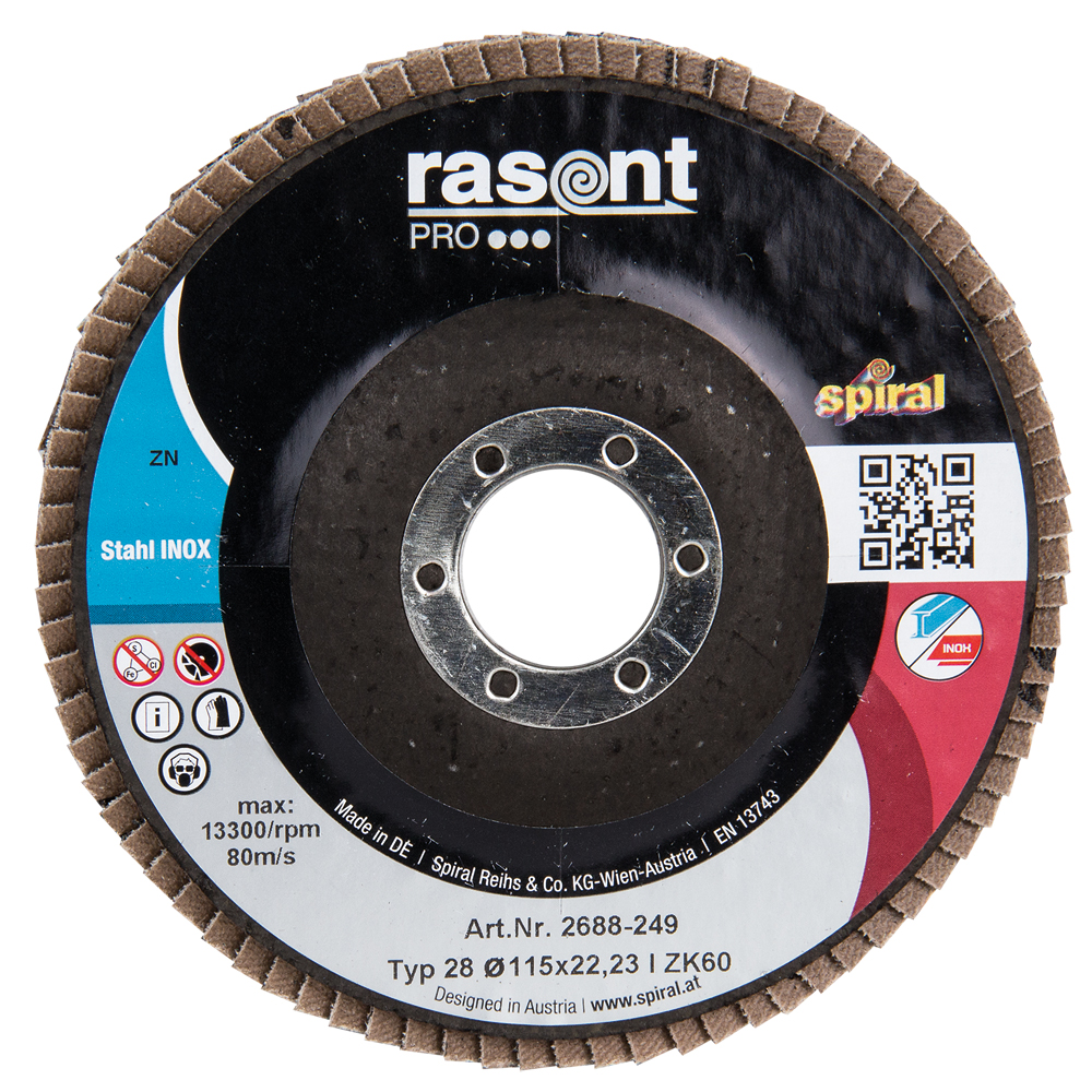 20Fächerscheiben RASANTPRO 2in1 Zirkonkorund,F27,VSM KK 715 X