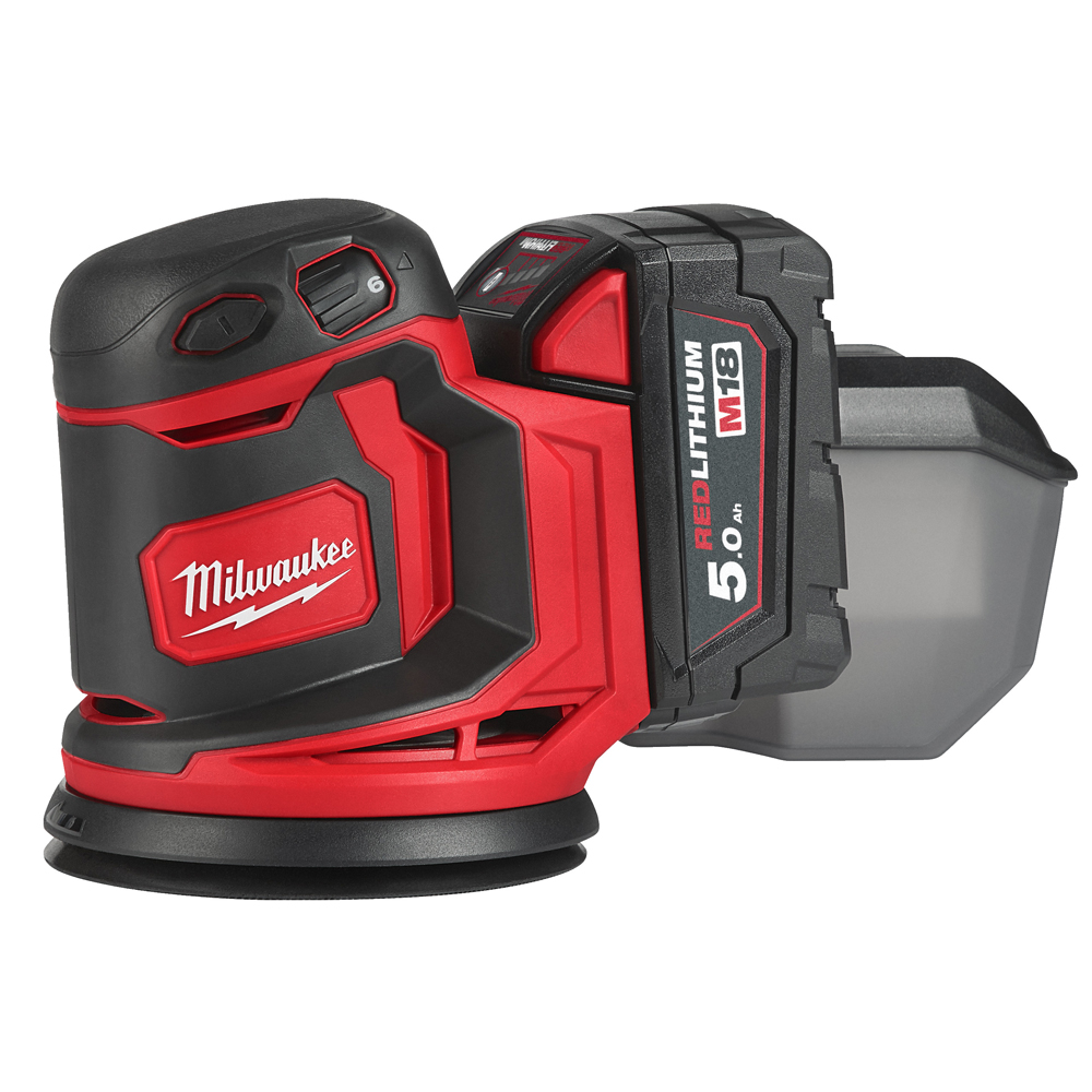 Akku-Exzenterschleifer MILWAUKEE 18V M18BOS125-502B