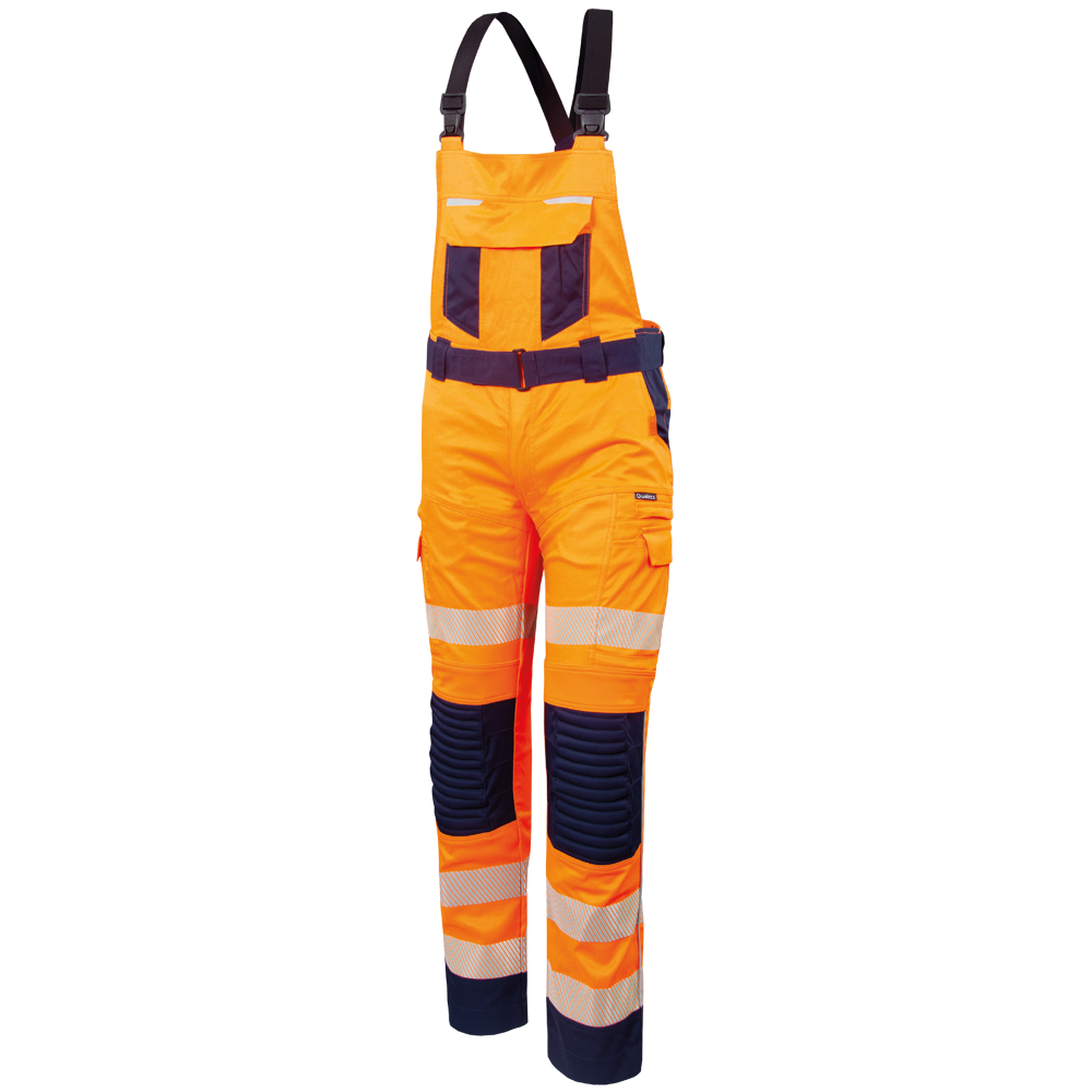 ALLROUND Latzhose warnorange/marine