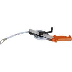 Gabel-Maßband EG 2,25m/13mm,weiß einbrennlackiert,durchgehende mm-Teilung