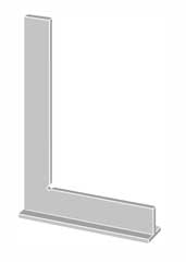 Anschlagwinkel aus Stahl, Messflächen präzisions-geschliffen, Schenkellänge lang: 100mm, DIN-Norm: DIN875/2