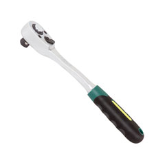 Knarre FIX gekröpft 1/4" li/re 36 Zähne Nussabzug-Sicherung,Chrom-Vanadium