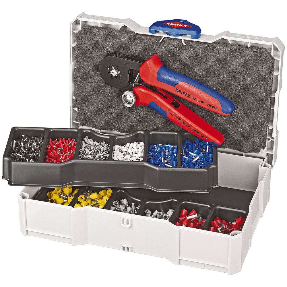 Crimp-Sortiment inkl. Zange 97 53 04 für Aderendhülsen