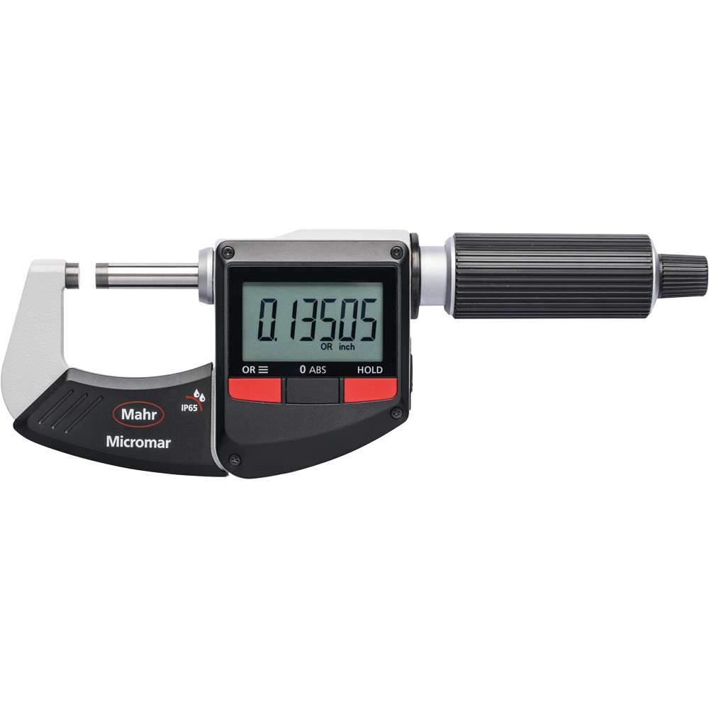 Mahr Digitale Bügelmessschraube 0-25mm IP65; Micromar 40 EWR