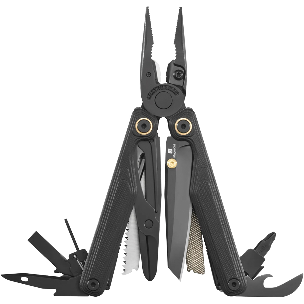 LEATHERMAN WAVE® ALPHA, Universal Multi-Tool inklusive Bit Kit, Farbe: obsidian/schwarz