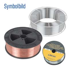 INOX  CrNi19/9 Rolle  zum, Schweißen mit Schutzgas Argon/Mischgas, Durchmesser: 0,8mm, Masse pro Spule: 0,7kg