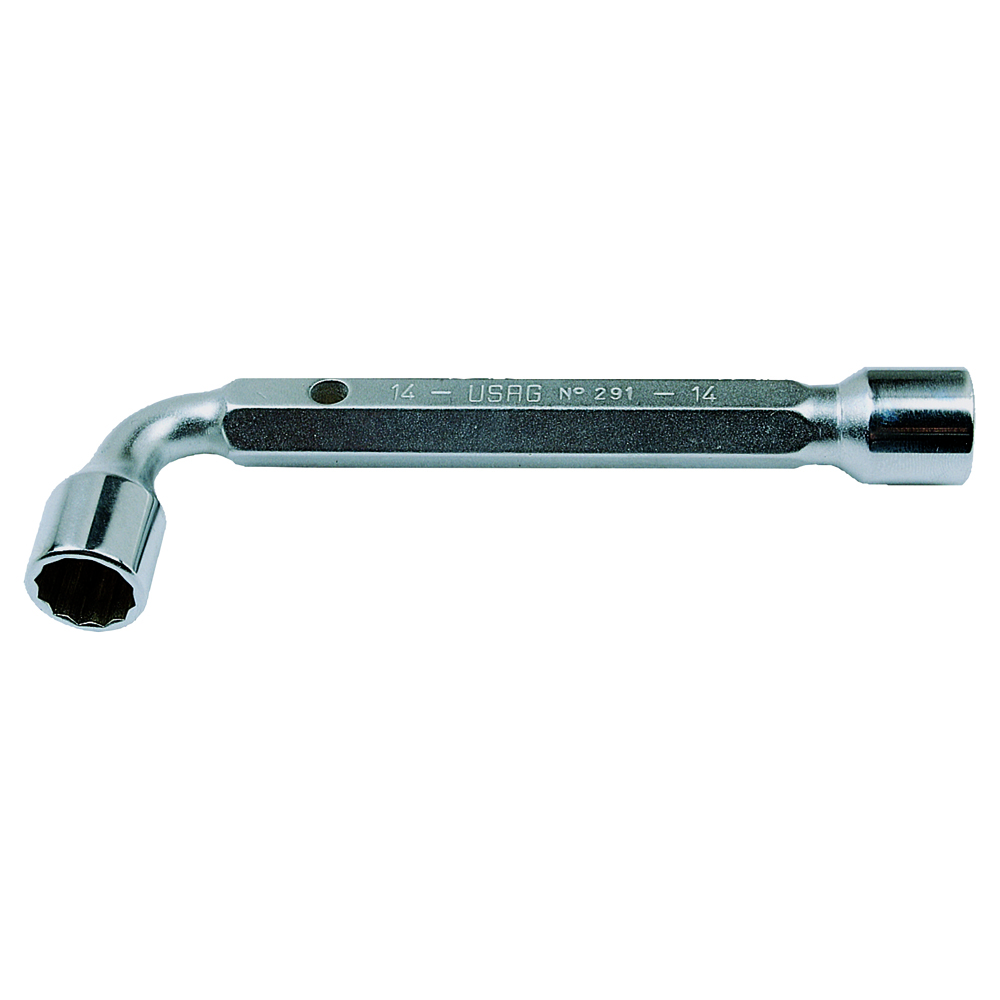 Pfeifenschlüssel-Satz U291/Se,6x6-22x22 17-teilig,Vanadium-USAG-Extra,verchromt
