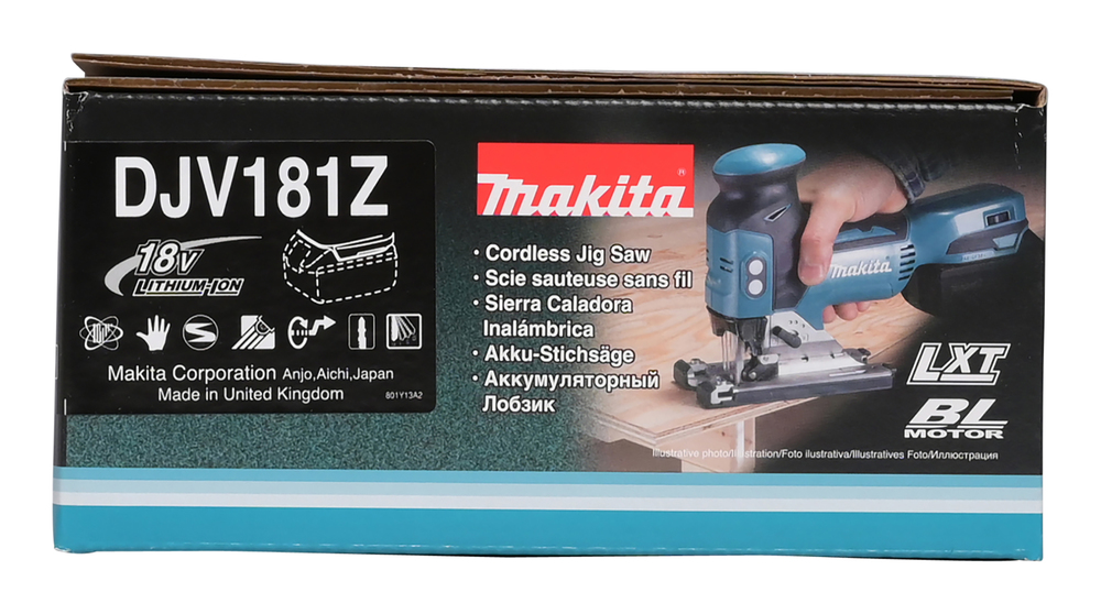 Akku-Pendelhub-Stichsäge DJV181Z/18V 4-stuf.Pendelhub,LED,800-3500Umin.,leer