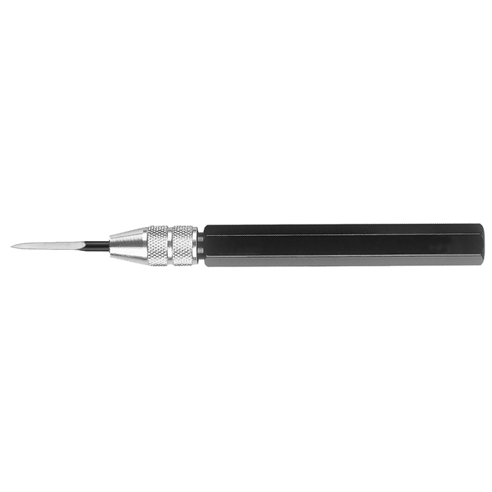 Dreikanthohlschaber Mini 3,2x75mm Halter mit Schraubkopf,mit gerader Schabklinge