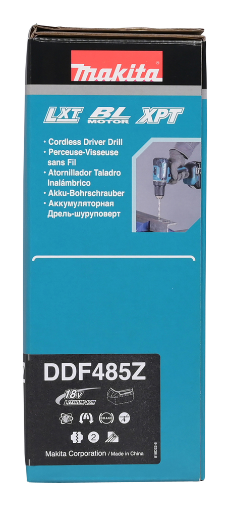 Akku-Bohrschrauber DDF485Z 18V/5Ah 13mm,0-1900Umin,ohne Koffer Akku Ladeger