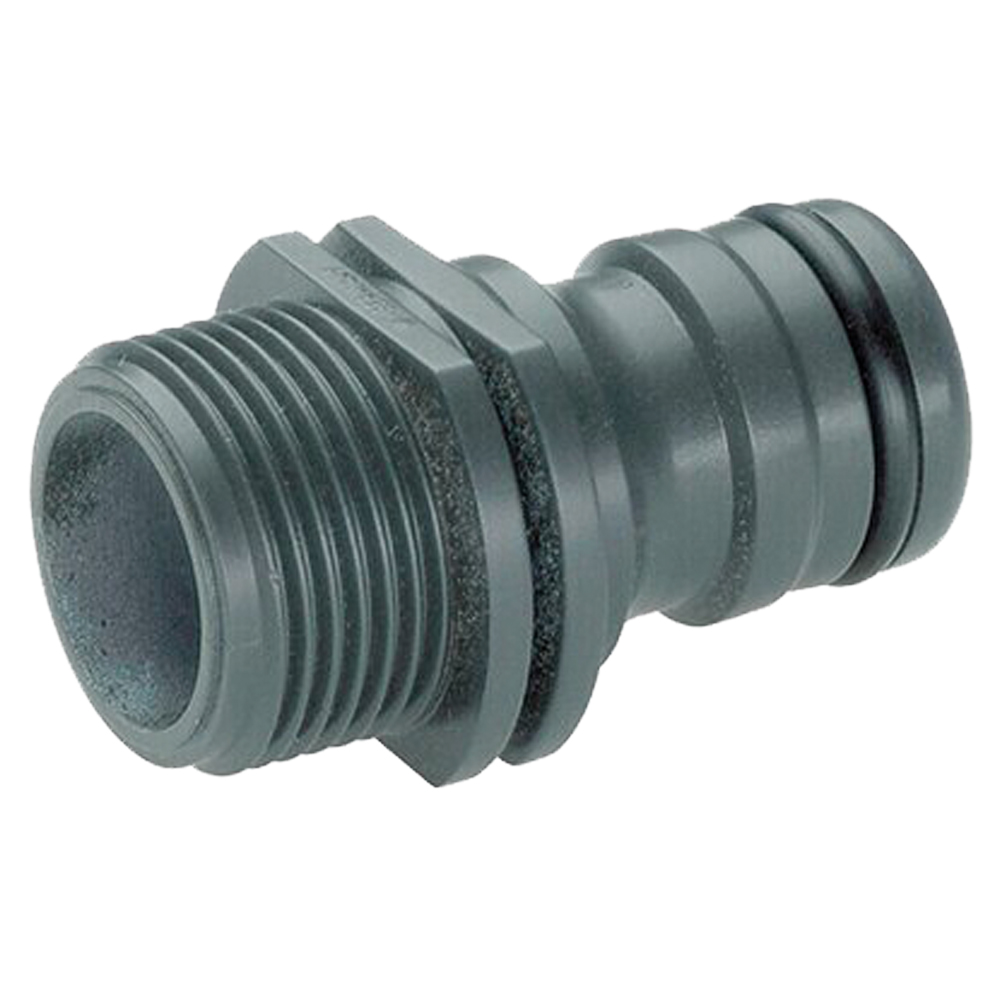 Anschlusstück 3/4Zoll  f. Wasserarmatur ABS, dunkelgrau