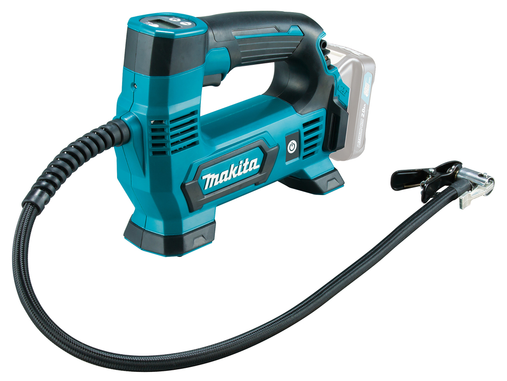 Akku-Kompressor MP100DZ 12V max. 8,3bar 65cm Schlauch, Arbeitslicht und Adapter