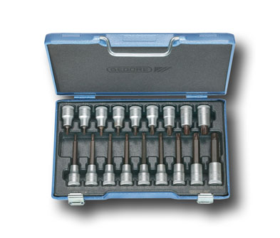 Schraubendreher-Satz 1/2" 18-tlg Innen-TORX T20-60, ITX 19 LKP