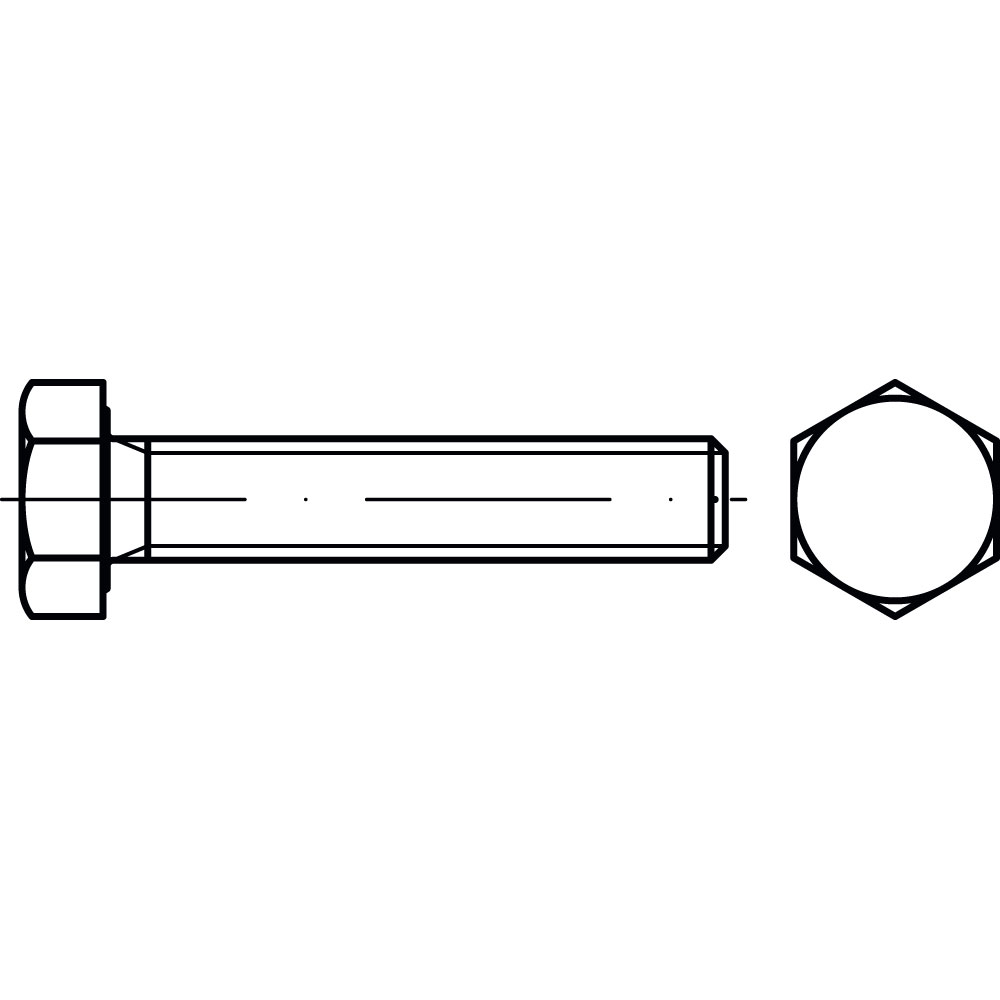 Sechskantschraube DIN 933 12.9, FLZNLNC 480H ZINKLAMELLENBESCHICHTET, Nenndurchmesser: 6mm, Schraubenlänge: 12mm