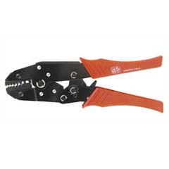 Endhülsenzange TWIN-Aderendhülse 0,5-6 mm²,Trapez-Pressung,seitlich + Ratsche