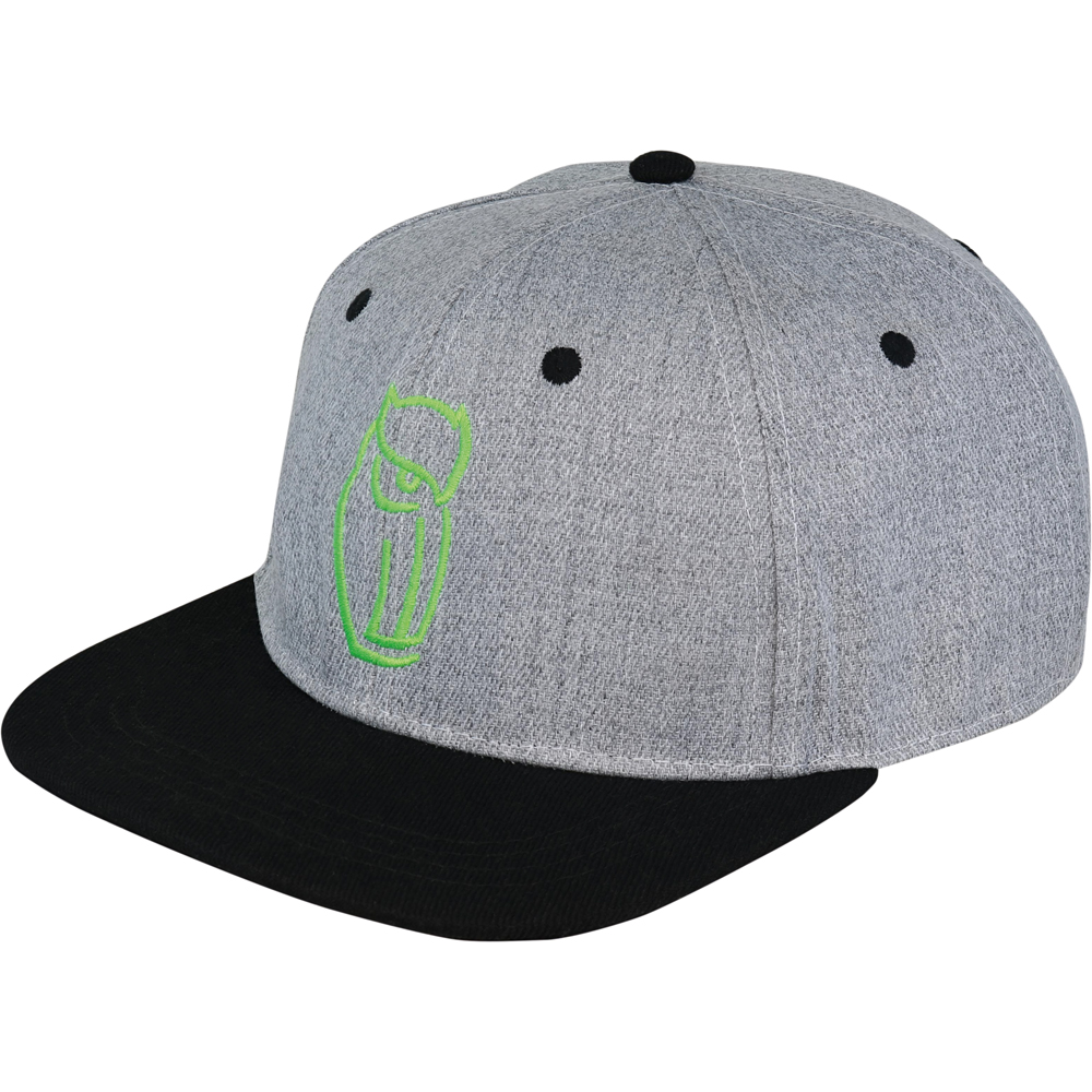 Snapback,Gr.,grau/schwarz STRETCH-LINE, 100% Polyester
