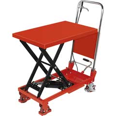 Hub-Mobil-1000kg Fahr-Hubtisch Höhe 420-1000mm,Tisch 1000x510mm