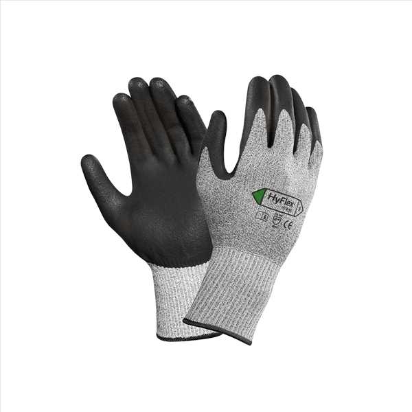 Handschuh HYFLEX 11-435, EN388/4.5.4.2+EN1149 PU-beschichtet, Größe: 7