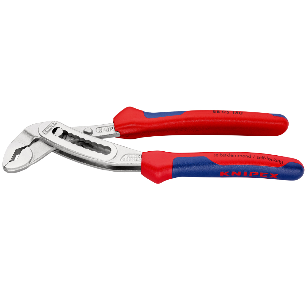 KNIPEX Alligator®, Wasserpumpenzange, verchromt, Länge: 180mm