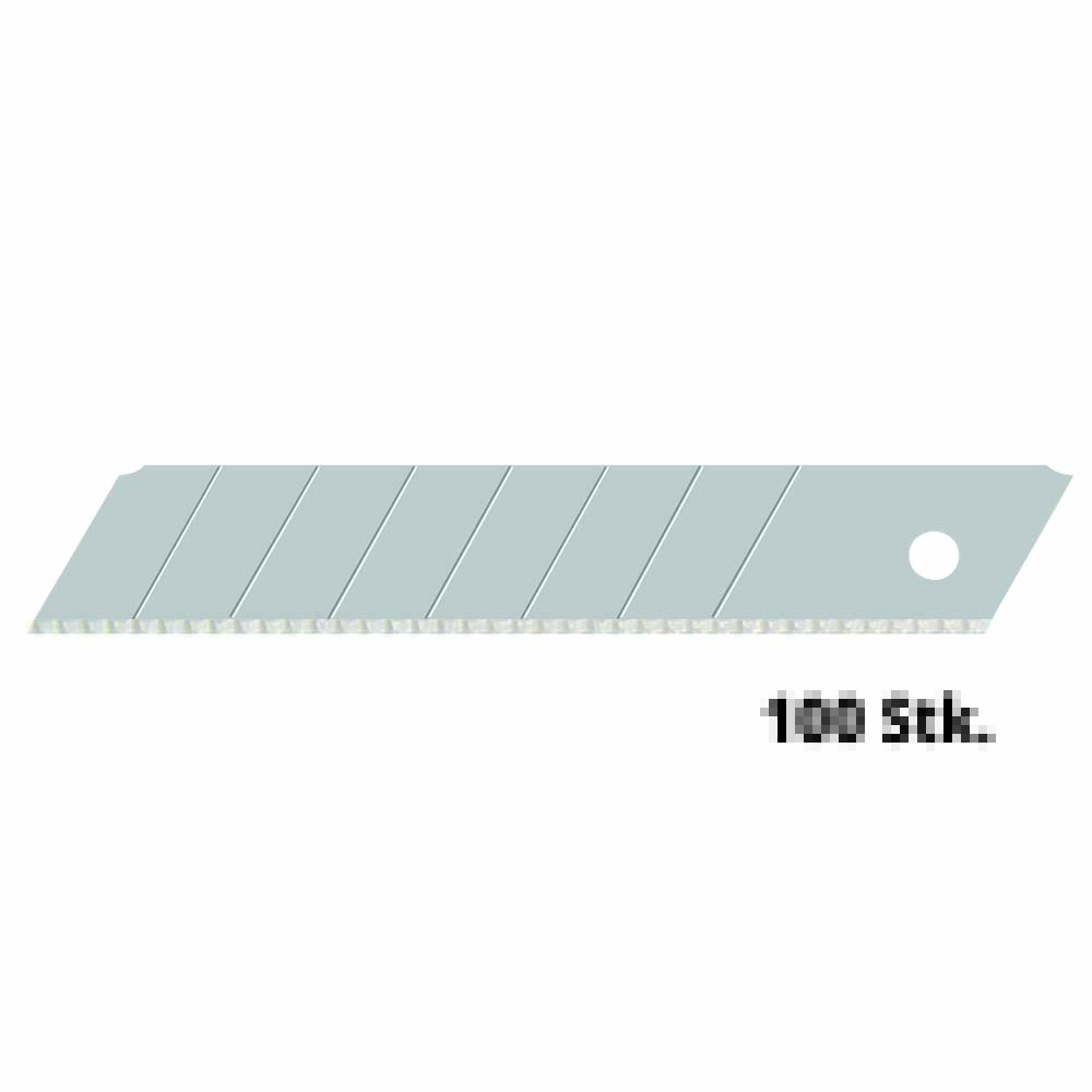 100 Stk. Abbrechklingen,Welle,18x0,6mm mit Wellenschliffschneide