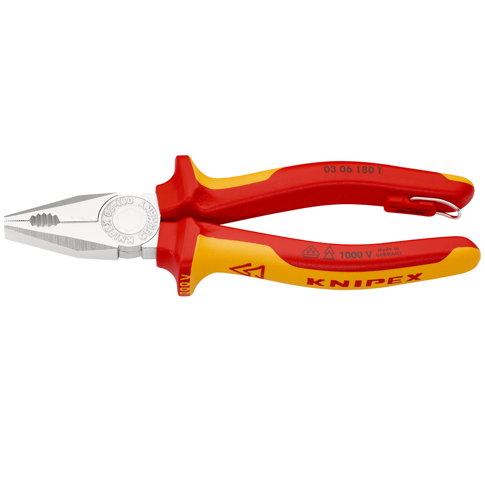 KNIPEX Kombizange mit Befestigungsöse