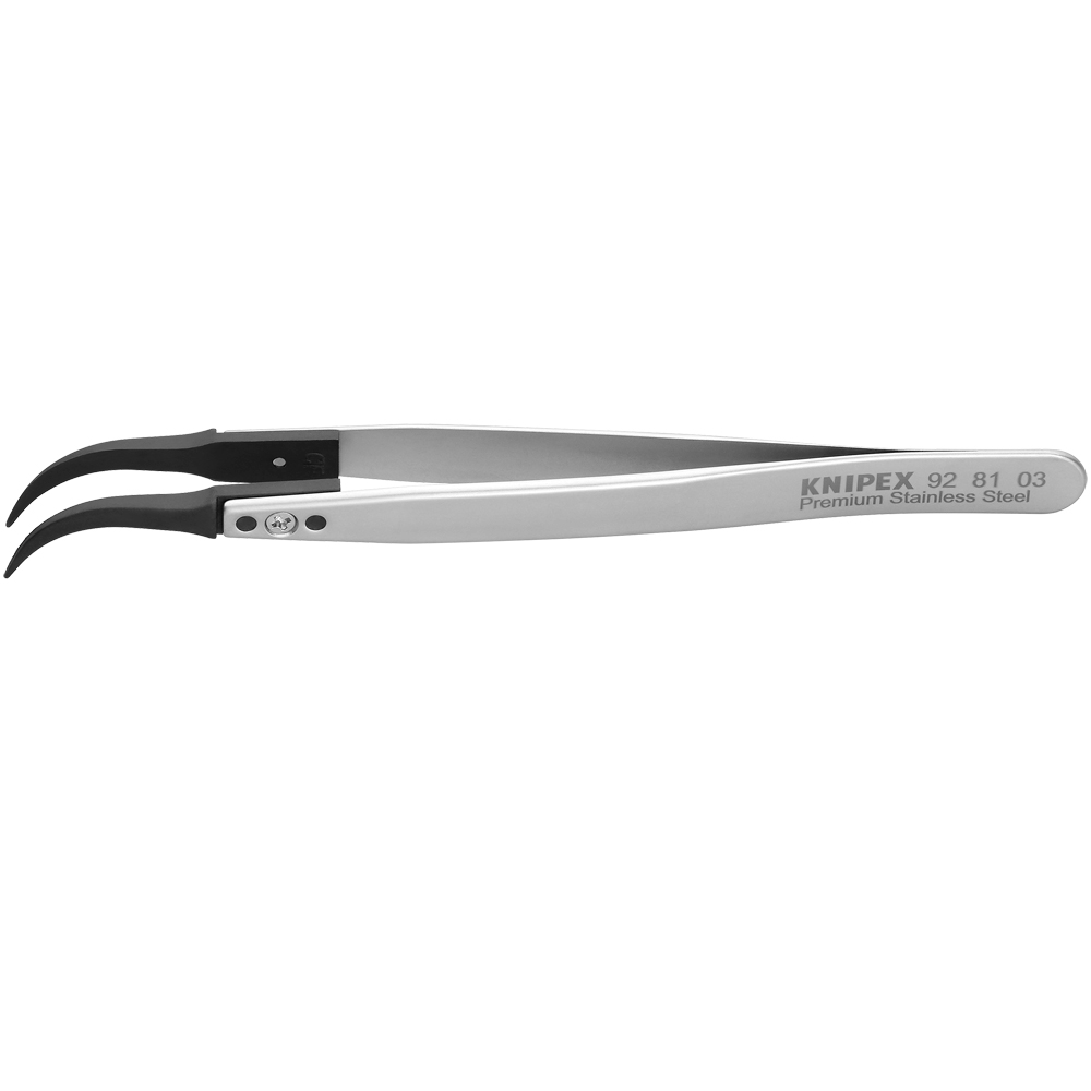 KNIPEX Pinzette mit Wechselspitzen ESD