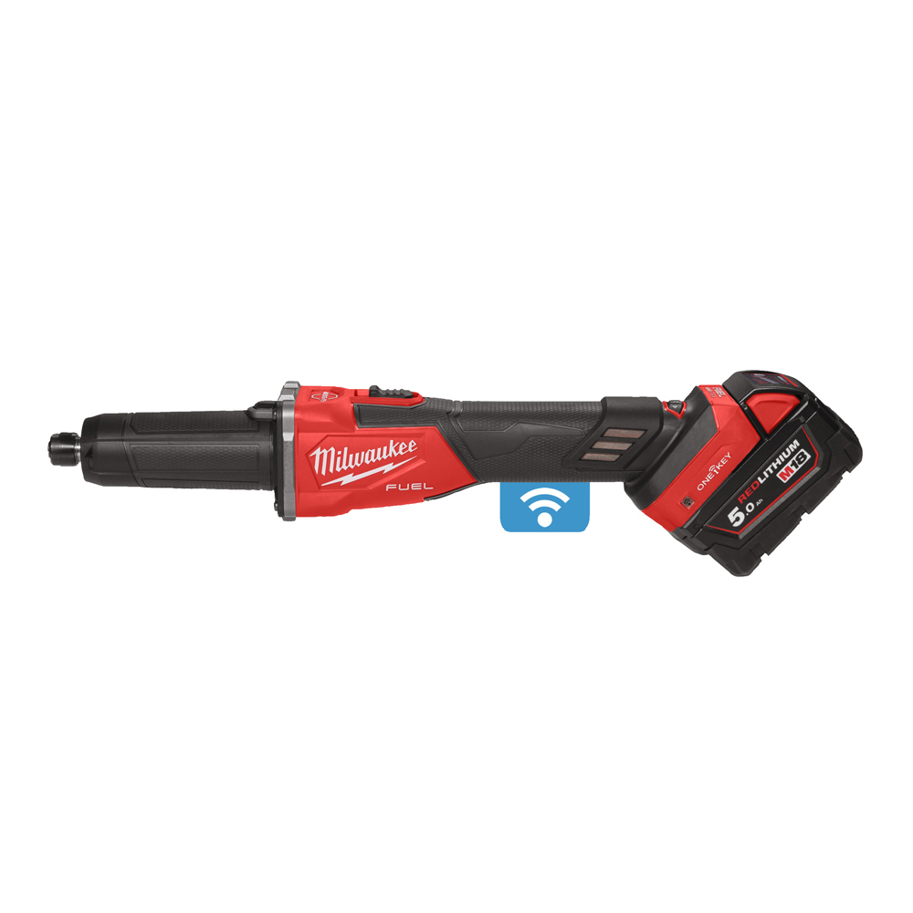 Akku-Geradeschleifer MILWAUKEE 18V M18FDGROVB-502X ONE KEY m.Drehzahlelek.