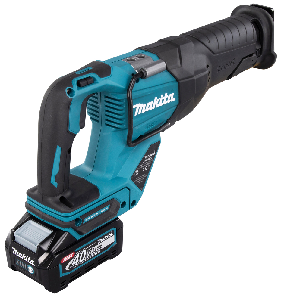 Akku-Recipros. MAKITA XGT JR001GM201 40V Drehz.2-stufig,2x4Ah Akkus,Ladeg,Koffer