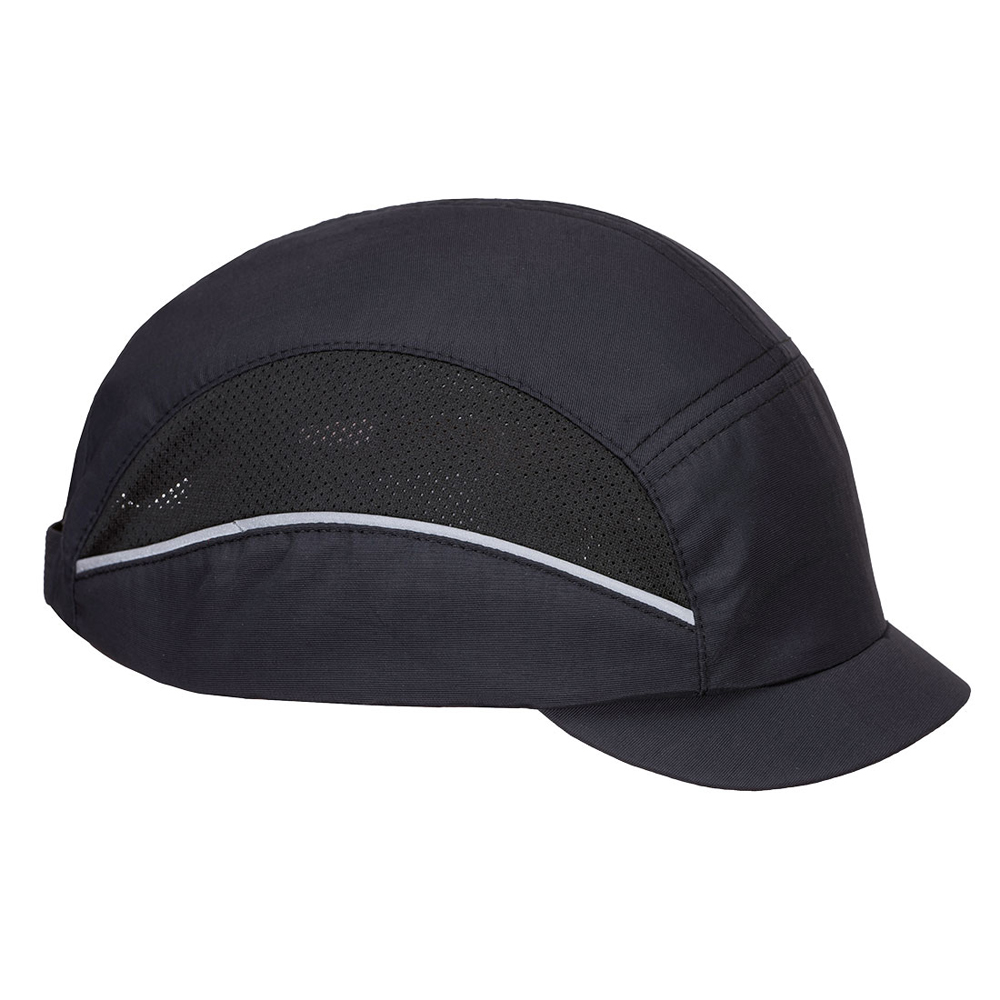 Anstoßkappe Portwest AirTech, mit kurzem Schirm, EN 812, Farbe: schwarz