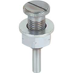 Aufnahmeschaft zu Schleifnylon-Bürste 13mm Durchmesser,für maximal 3 Bürsten