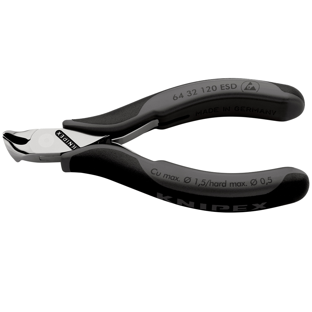 Elekt.-Vornsch. 120 mm, ESD, 15°Kopf, kl Facette, MK-hülle, spiegelpoliert