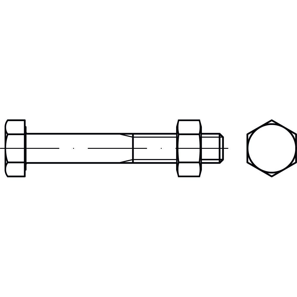Baubolzen MU CE 4.8 A2K M 12 x 420 GALV. VERZINKT VE=25