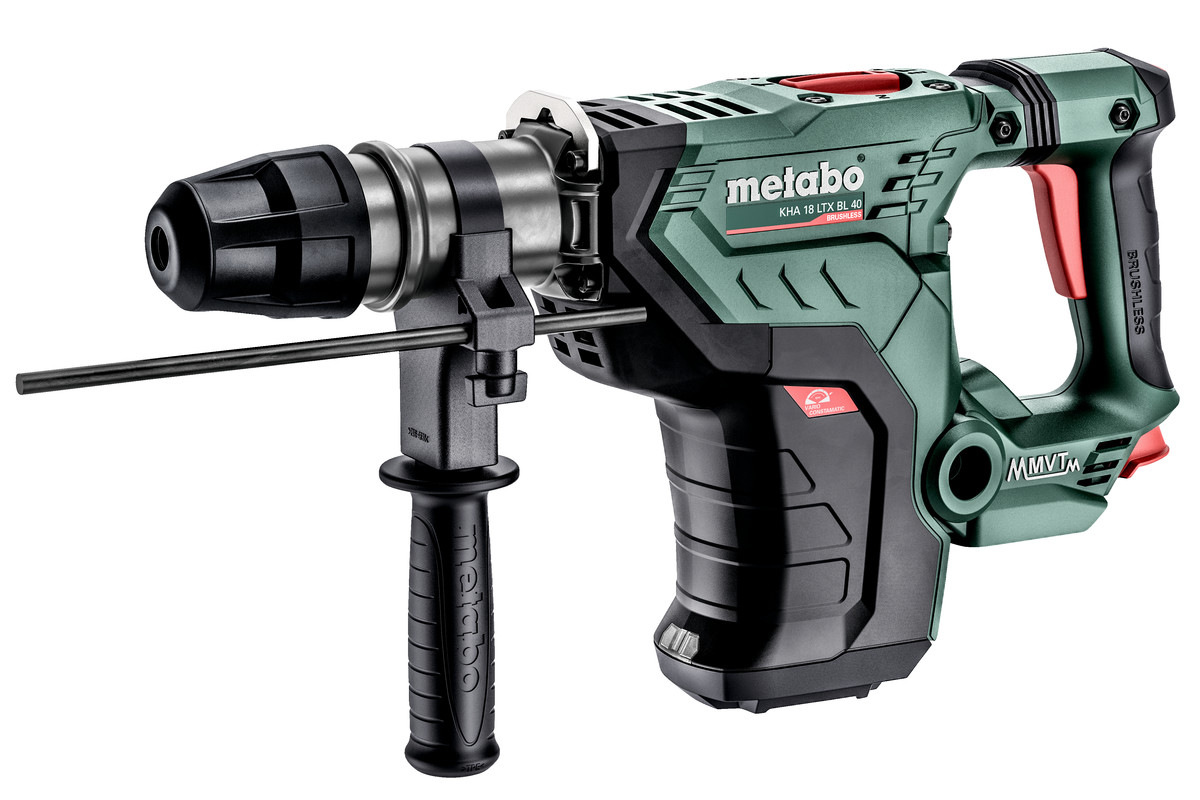 Akku-Kombihammer METABO KHA18LTXBL40 ohne Akku, ohne Ladegerät, Kunststoffkof