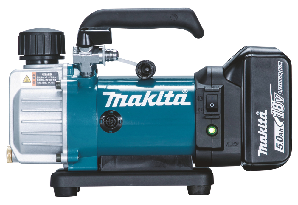 Akku-Vakuumpumpe DVP180Z,18V 3m³/h 0,2mbar,ohne Akku,Ladegerät,Koffer