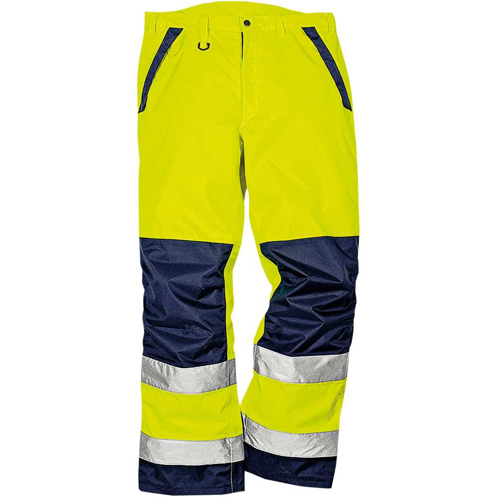 WS-Allwetterhose,, Nr. 40171-40-XS, Seite: 33, Farbe: warngelb/blau, Größe: XL