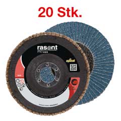 Fächerscheibe RASANT INOXPRO-S F27, Außendurchmesser: 115mm, Körnung: 80