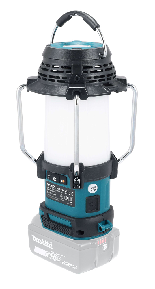 Akku-Radio-Laterne MAKITA DMR057 18V 310/155 Lumen,360°,ohne Akku u.Ladeg.