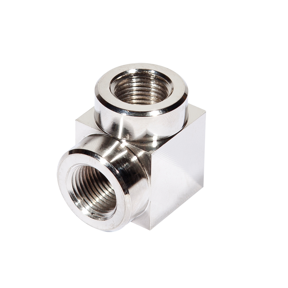 90° Winkelverbinder, 3/8"-NPTF nur Weiblich