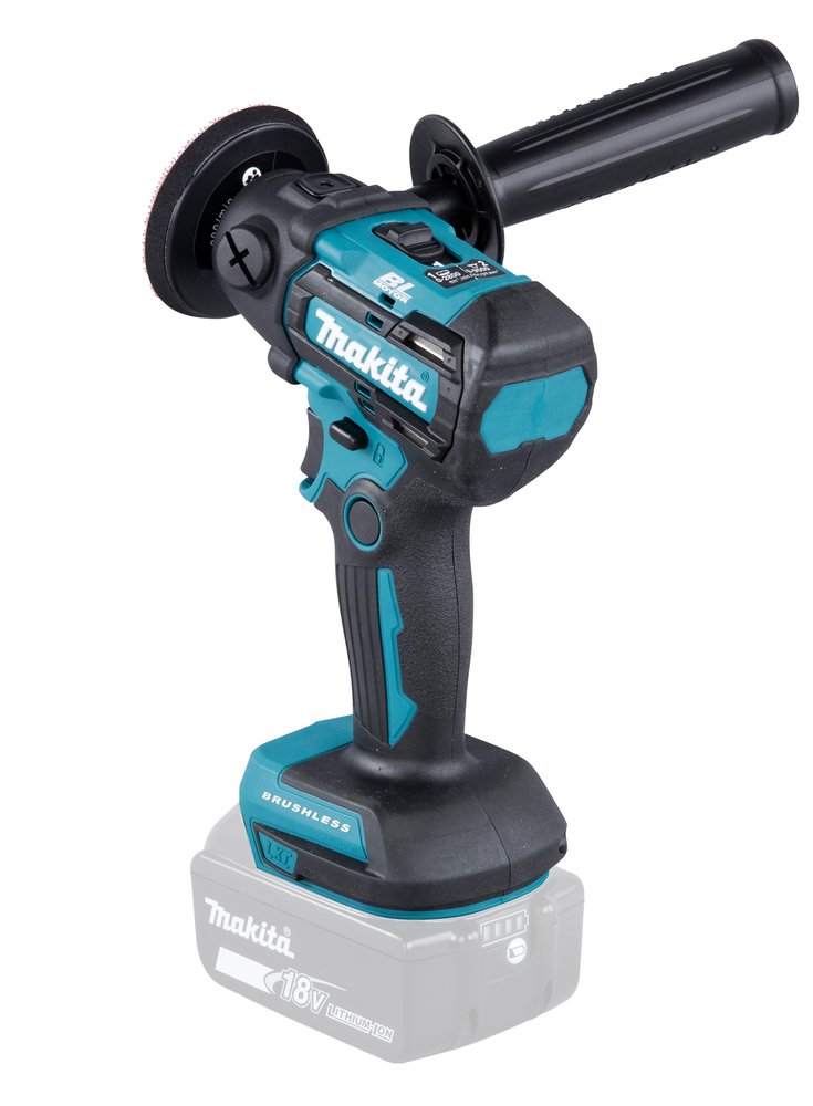 Akku-Polierschleifer MAKITA DPV300Z 18V Ø80mm,1,6kg ohne Akku,Koffer u.Ladegerät