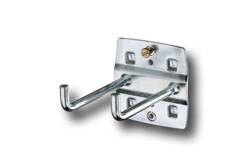 Werkzeughaken doppelt, senkrechtes Hakenende 75x6 mm, 1500 H 21-75